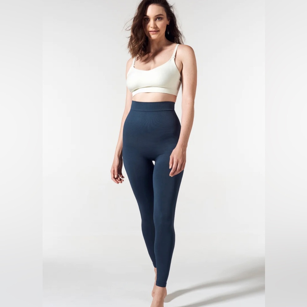 BLANQI Everyday Highwaist Postpartum + Nursing Support Leggings - Storm